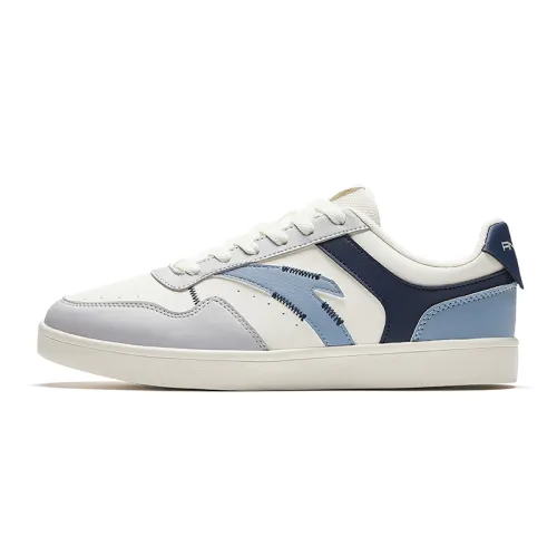 Anta Skateboard Shoes Men's White Blue Gray