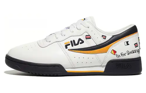 FILA Fitness Of OG 1988 Aqua Time Comfortable Cushioning Low top Skateboard Shoes Unisex White Yellow Black