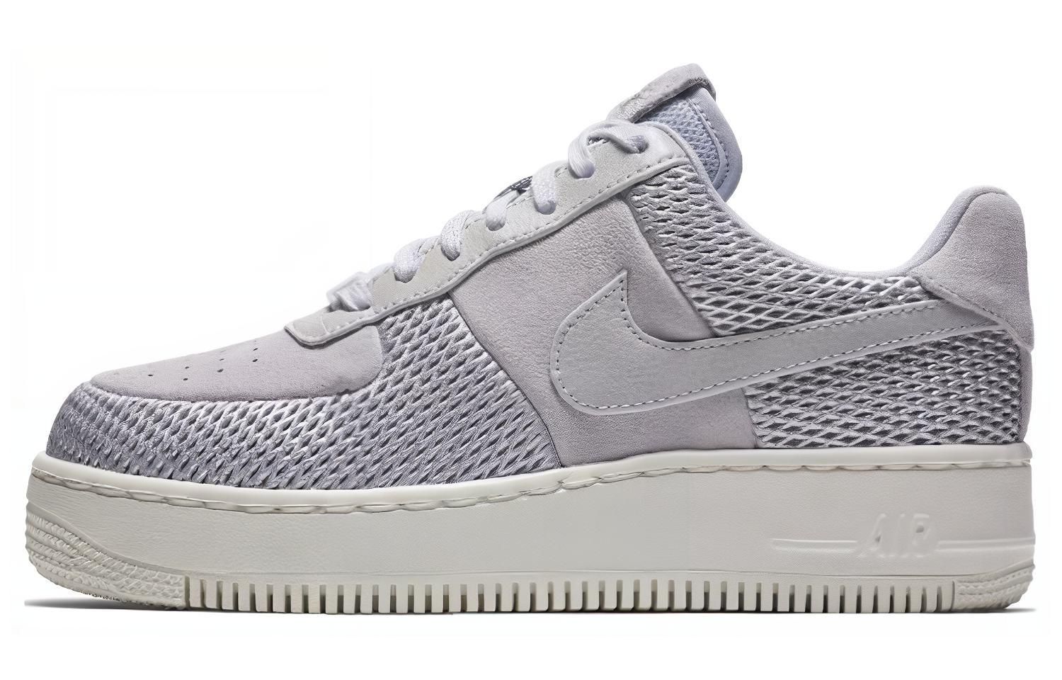 Nike Air Force 1 Upstep Premium 'Metallic Platinum' Women's