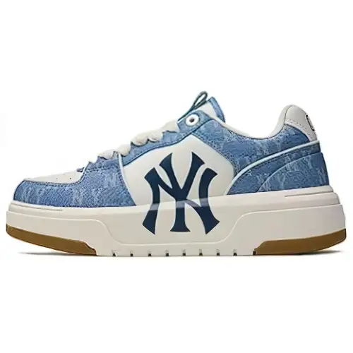 MLB Chunky Liner 24SS Low top Skateboard Shoes Unisex Light Blue