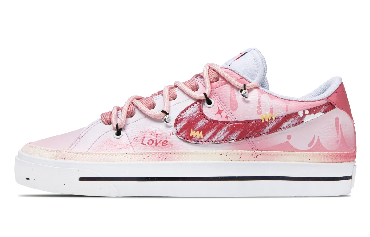 Nike Court Legacy Low top Skateboard Shoes Unisex Pink