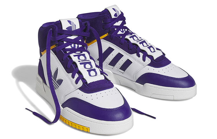 Кроссовки adidas Drop Step (бело-фиолетовый) — фото 3