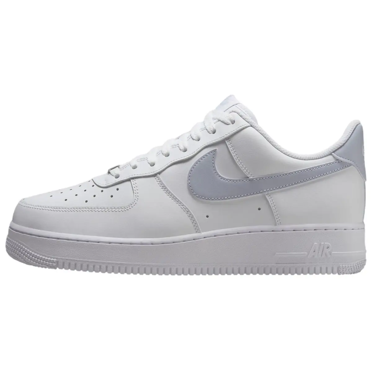Nike Air Force 1 Slip Resistant Abrasion Resistant Low top Skateboard Shoes Unisex White