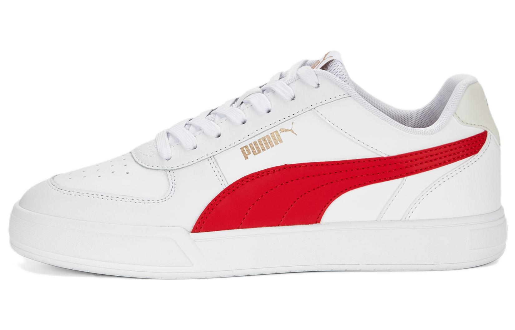 Кеды PUMA Caven (бело-красные)