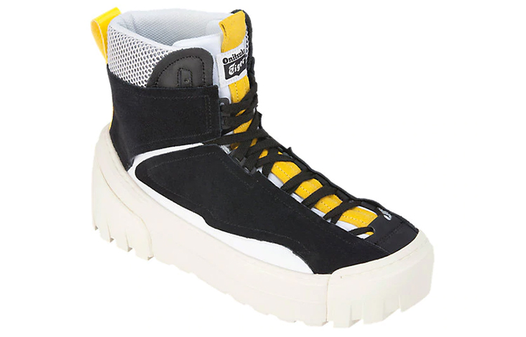 Кеды Onitsuka Tiger Chunky Runner Mt (черно-желтые) — фото 3
