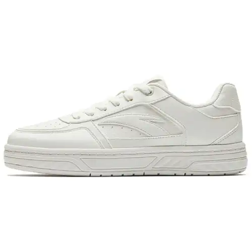 Anta BaiChuan Wear resistant And Lightweight Low top Skateboard Shoes Men's Ivory White