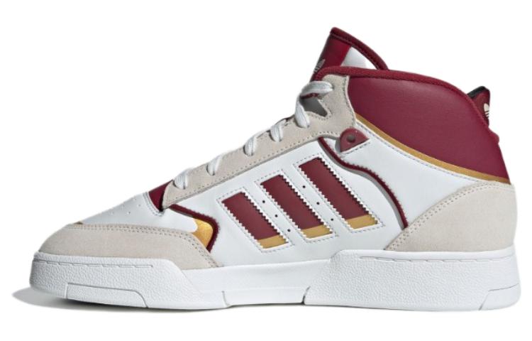 Кроссовки adidas originals Drop Step XL (бело-красные) — Белый / красный — фото 2