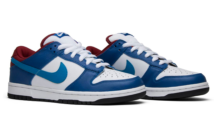 Кроссовки Nike Dunk SB Neptune (черно-сине-красные) — Чёрный / синий / красный — фото 4