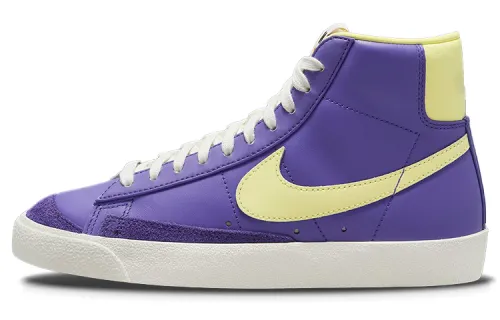 Nike Blazer 77 Vintage Leather Slip Resistant Cushioning Abrasion Resistant Mid top Skateboard Shoes Women's
