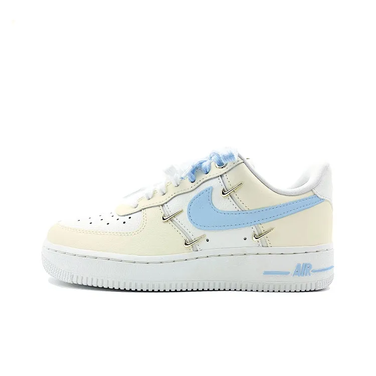 Nike Air Force 1 Fashion Low top Skateboard Shoes Women's Yellow