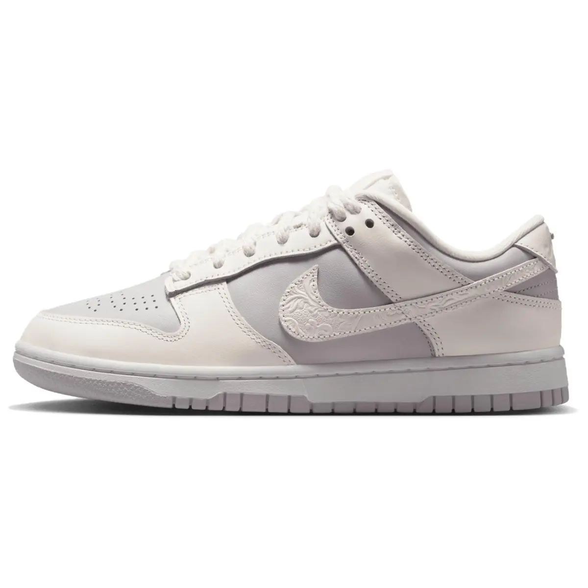 Nike Dunk Cow Leather Low top Skateboard Shoes Women's Gray