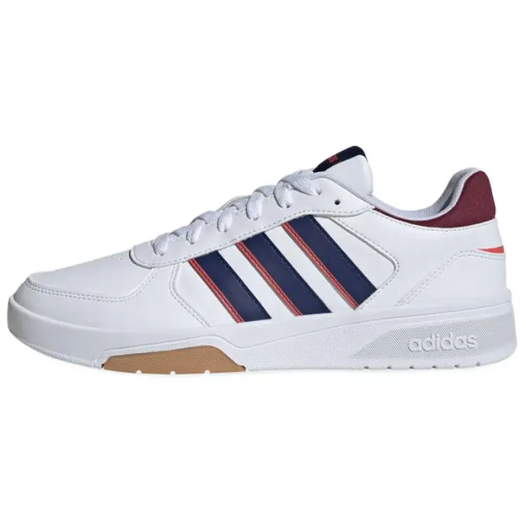 Adidas VL COURT 2.0 Low top Skateboard Shoes Men's White Blue