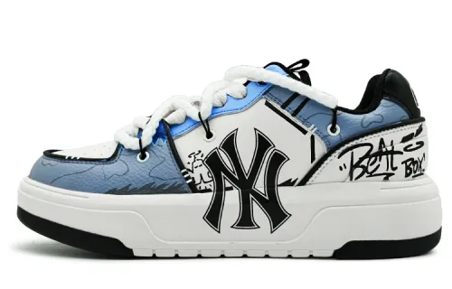 MLB Chunky Liner Low top Skateboard Shoes Unisex Blue Gray