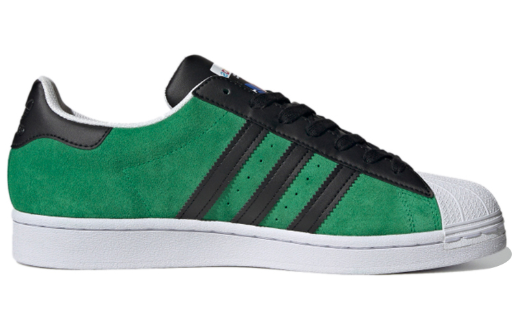Кеды adidas originals SUPERSTAR (зеленый / белый) — Зелёный / белый — фото 2
