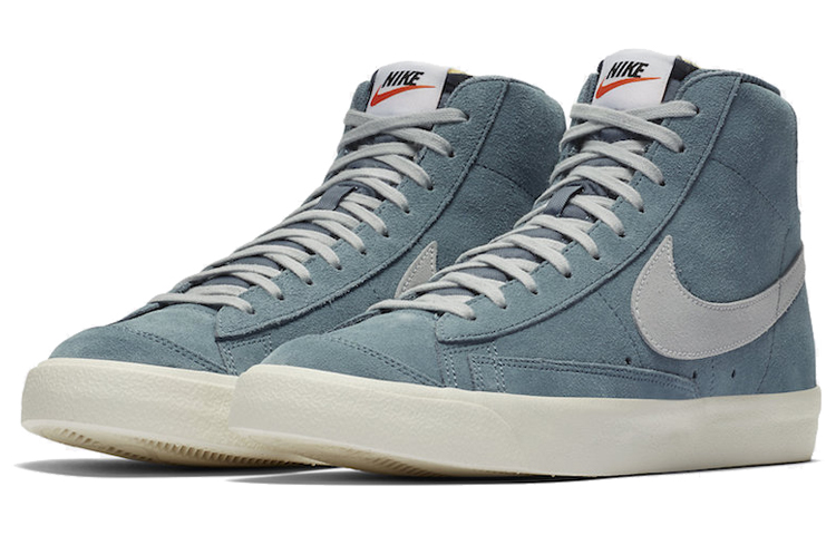 Унисекс кеды Nike Blazer 77 (серо-голубые) — фото 3