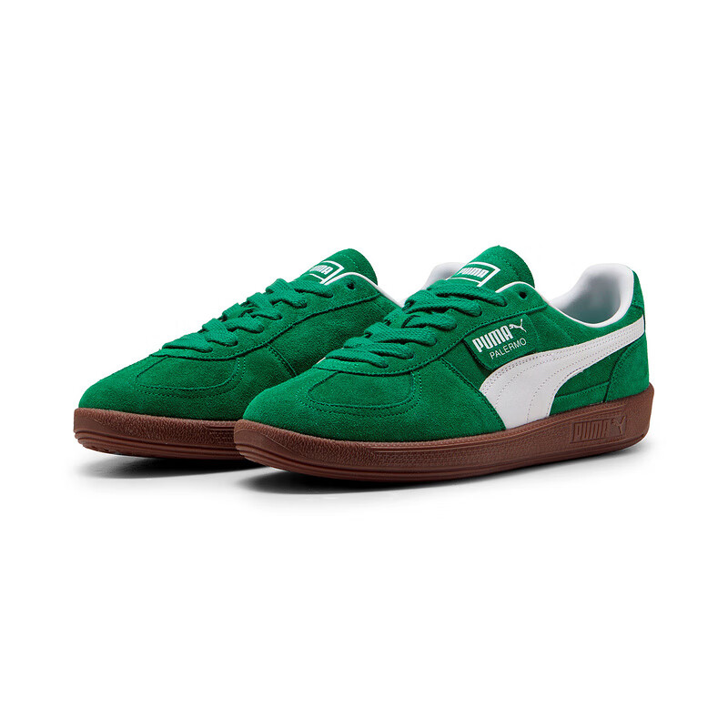 PUMA Palermo Low top German Army Trainers Unisex Green White