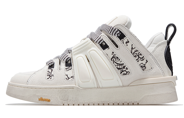 SPONGEBOB SQUAREPANTS X Palladium Pallablast Skateboard Shoes Women's Low Top White Black