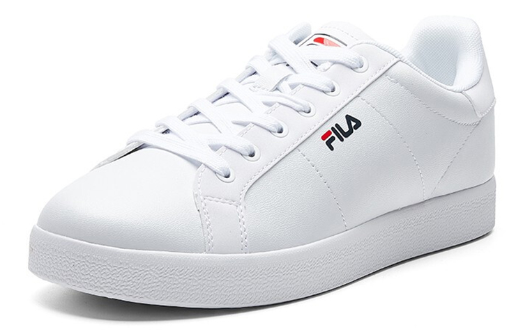 Мужские кеды Fila FUSION Triple White (белые) — фото 2