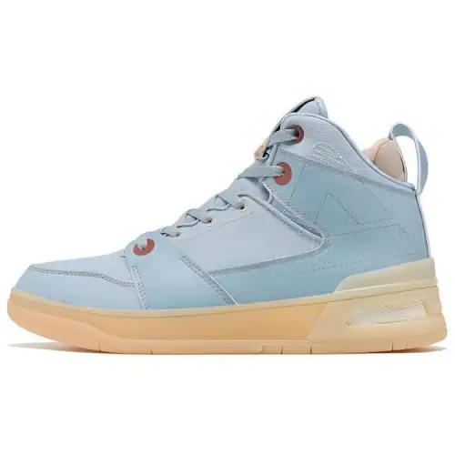 PEAK Taichi 910 Leather Casual Slip Resistant Abrasion Resistant Slip Resistant Abrasion Resistant High top