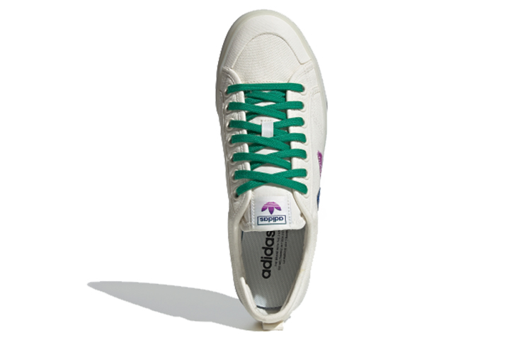 Кеды adidas originals NIZZA Pride (бело-зелено-сине-розовые) — фото 4