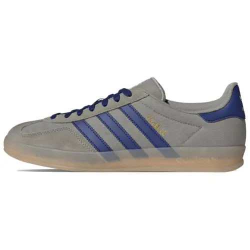 Gazelle Adidas Originals Indoor 'Silver Pebble Victory Blue'