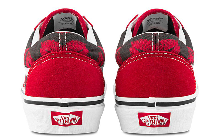 Кеды Vans Old Skool 36 Dx (черно-красные) — фото 5