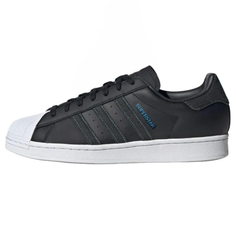adidas originals Superstar Denim Pack - Black Bright Blue