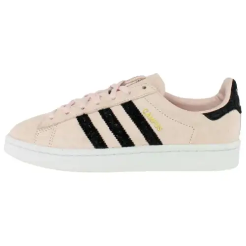Adidas Originals Campus Slip Resistant Abrasion Resistant Low top Skateboard Shoes Women's Pink