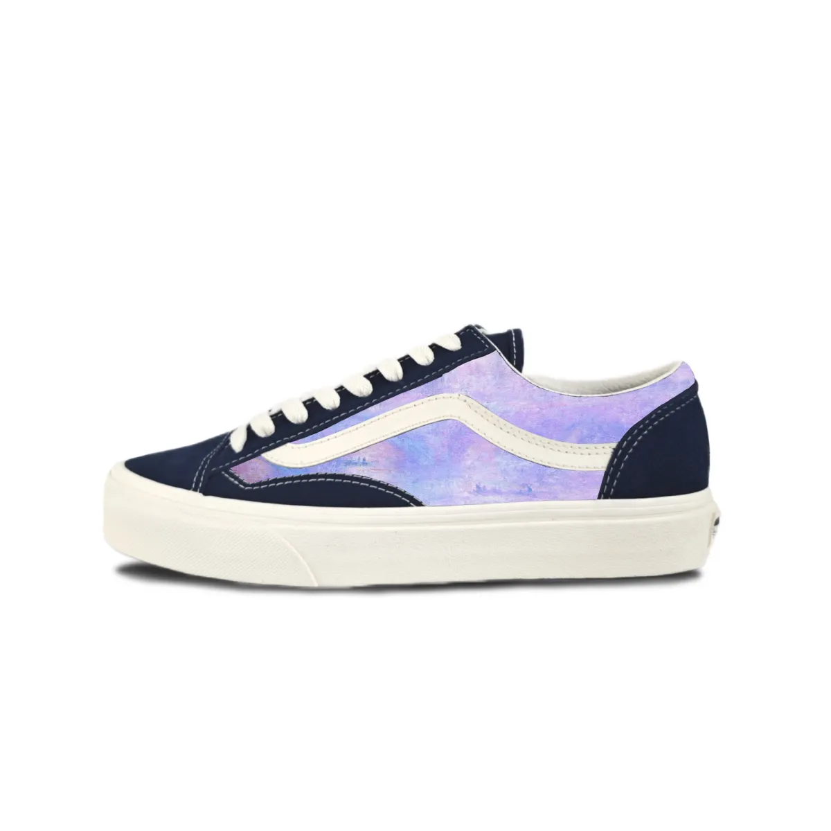 Vans Style 36 Suede Low top Skateboard Shoes Unisex Blue Purple