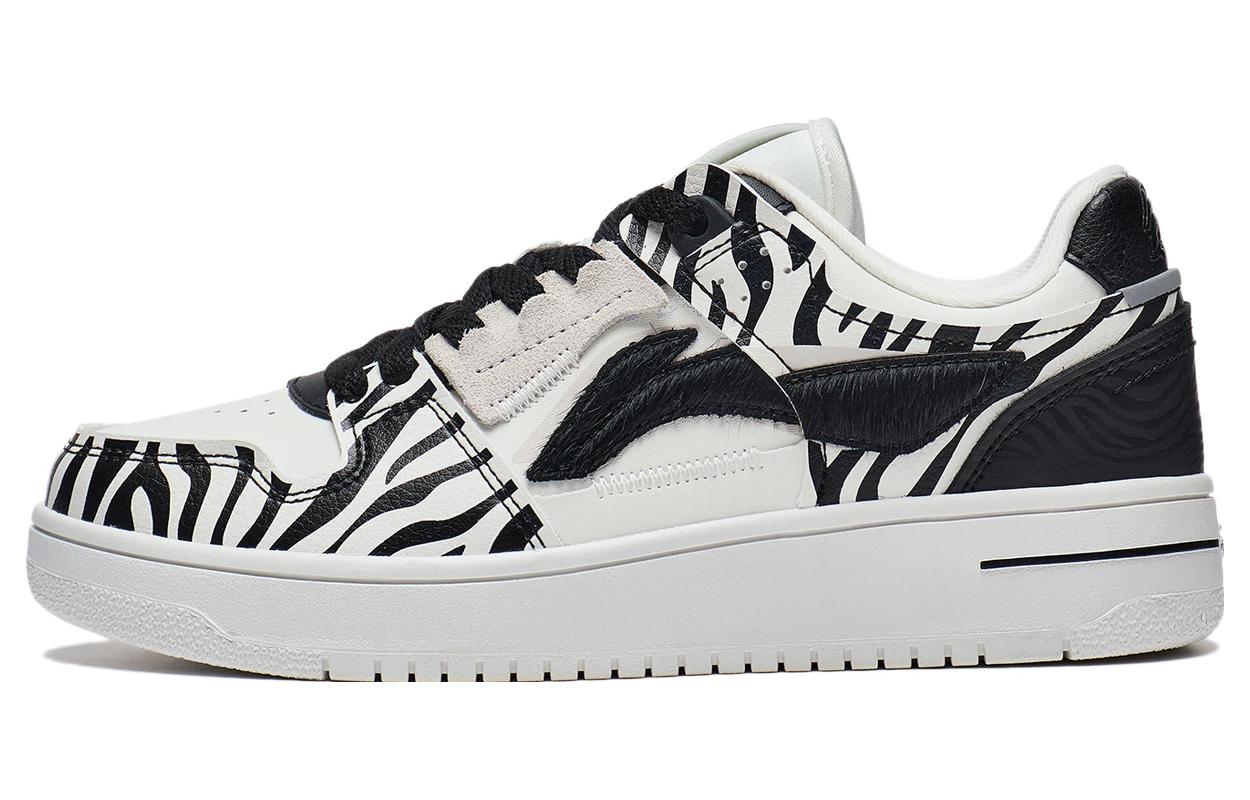 Li Ning Tianji Slip Resistant Cushioning Abrasion Resistant Breathable Height Increasing Low top Skateboard Shoes