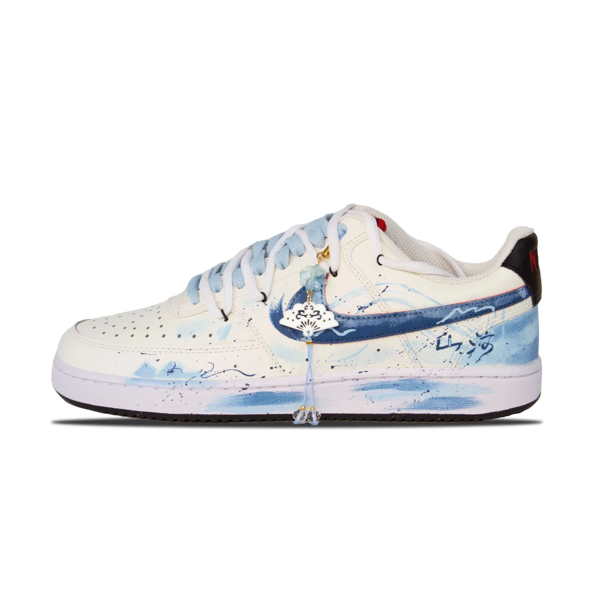 Nike Cushioning, Wear Resistant Low top Skateboard Shoes Men's Sky Blue