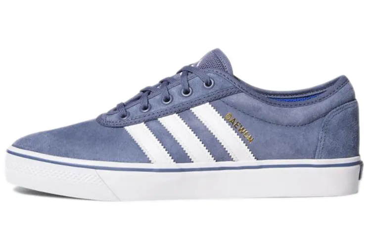 Adidas Originals Adiease Skateboarding Lace Up Slip Resistant Abrasion Resistant Low top Skateboard Shoes Men's Blue