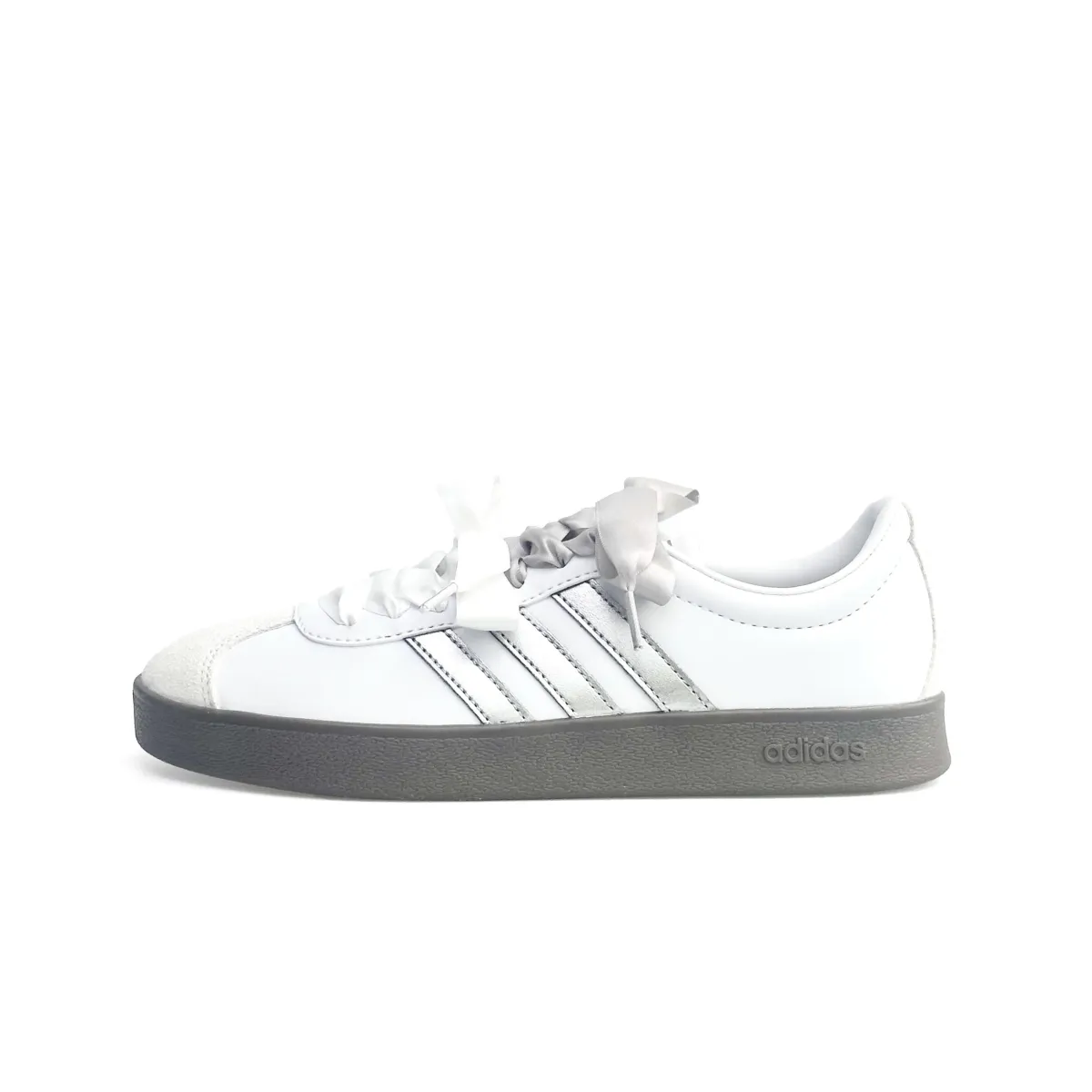 Adidas VL COURT 2.0 HyunA Lively, Spring Summer Ambient Low top German Army Trainers Unisex Silver White