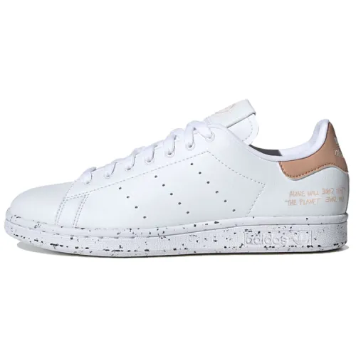 Adidas Originals Stan Smith Slip Resistant Low top Skateboard Shoes Unisex Light Pink White