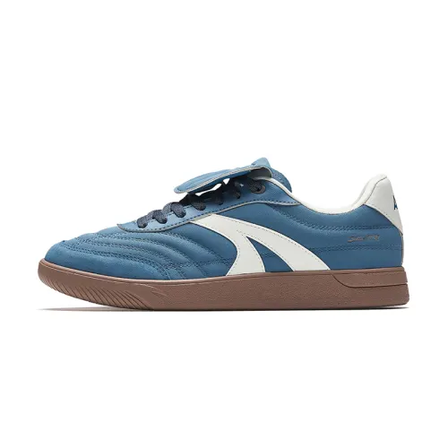 Anta Slip Resistant Cushioning Abrasion Resistant Lightweight Low top Skateboard Shoes Men's Blue