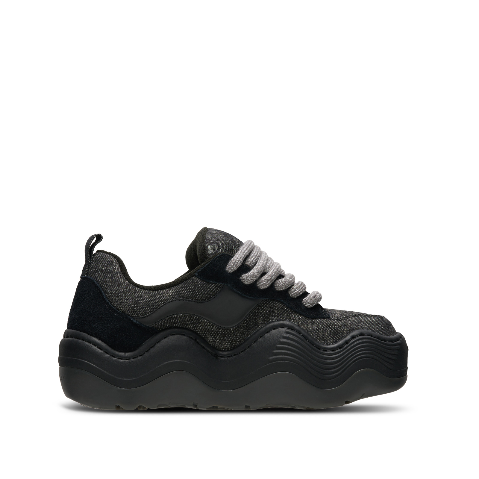 Heyday x ALLUME FEU X '2023' Slip Resistant Low top Skateboard Shoes Unisex Black