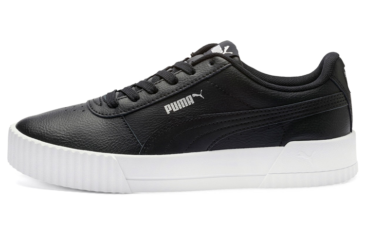 PUMA Carina Leather 'Black White' Women's