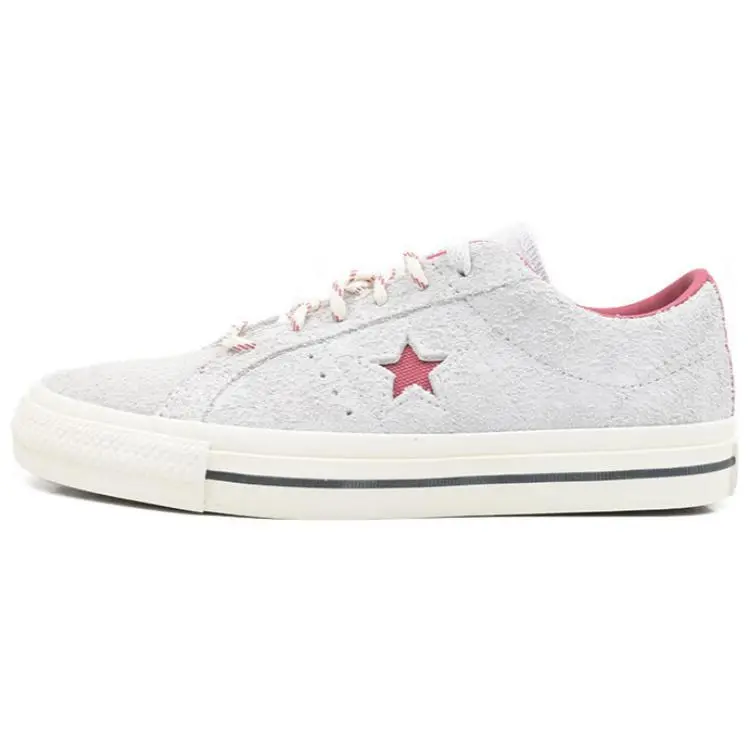 Converse One Star Pro Low top Skateboard Shoes Unisex White Red