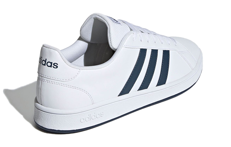 Кеды adidas neo GRAND COURT Base (бело-синие) — Белый / синий — фото 4