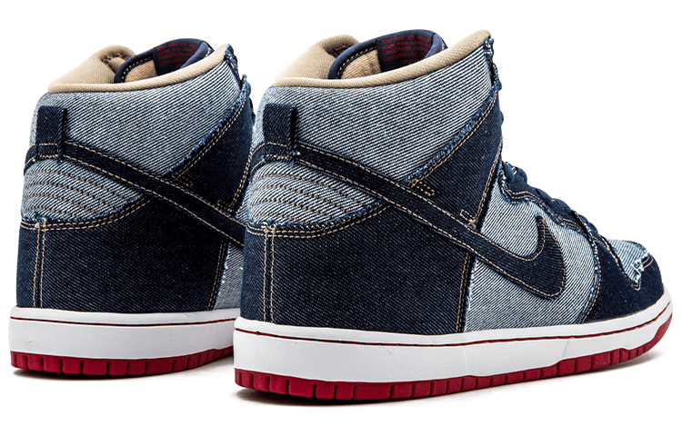 Кеды Nike Dunk SB Reese Forbes Denim OG (синие) — 午夜蓝/午夜蓝 — фото 4