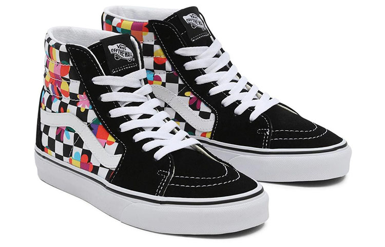 Кеды Vans SK8-Hi (черно-белые) — фото 3