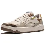 Li Ning Common 80s Synthetic Leather Slip Resistant Abrasion Resistant Low top Skateboard Shoes Women's Beige Brown