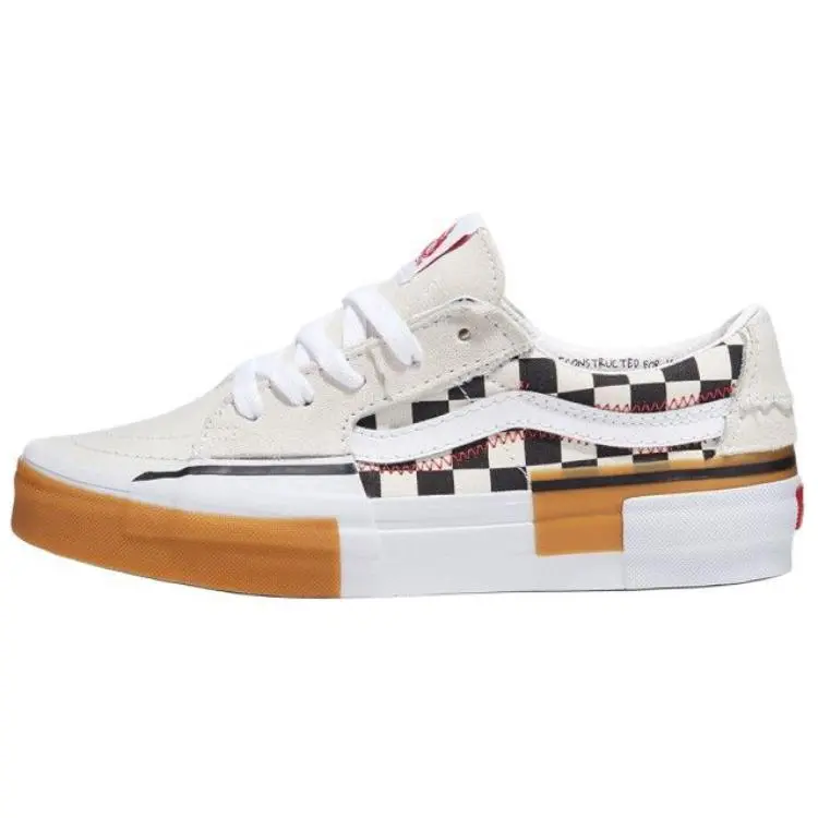 Vans SK8 Comfortable Low top Skateboard Shoes Unisex White