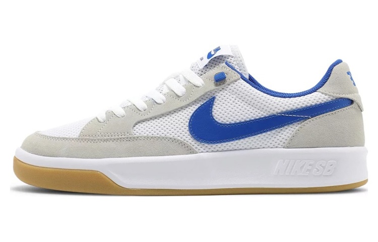 Кеды Nike SB Adversary (белый / синий)