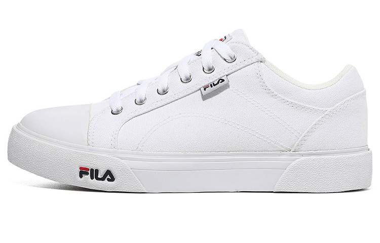FILA Como Comfortable Abrasion Resistant Low top Skateboard Shoes Unisex White