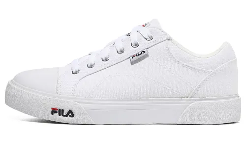 FILA Como Comfortable Abrasion Resistant Low top Skateboard Shoes Unisex White