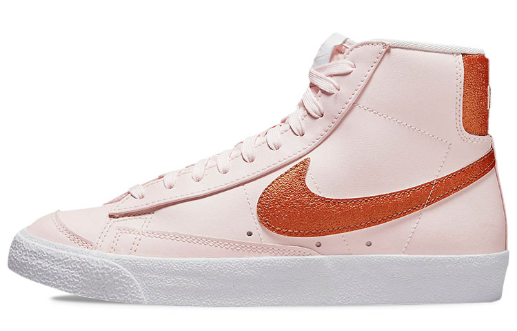 Женские кеды Nike Blazer "Copper Swoosh" (розово-оранжевые)