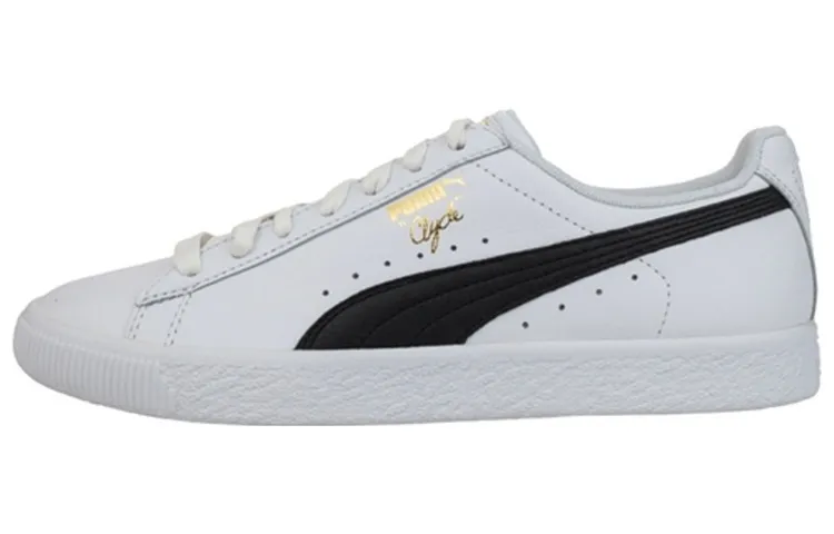 PUMA Clyde Core Foil 'White Black Gold' Women's