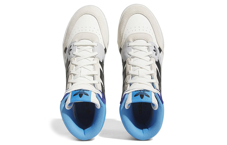 Кеды adidas Originals Drop Step (бело-сине-черные) — Белыйсинийчёрный — фото 4