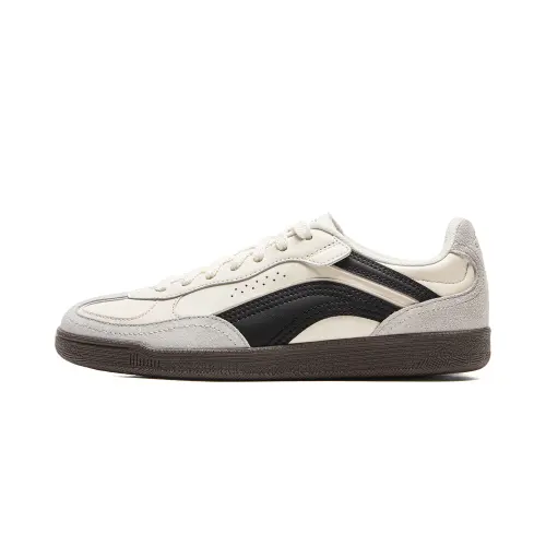 Li Ning Film Heart Cow Leather, Split Cow Leather Slip Resistant Cushioning Breathable Low top Skateboard Shoes Women's